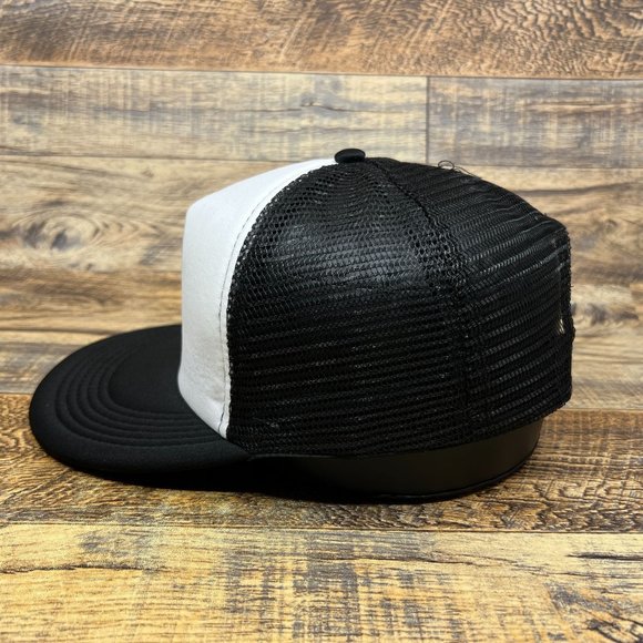 Half Moon Bay Drag Strip Mens Trucker Hat Black Snapback Vintage 1942 Racing - Picture 4 of 7